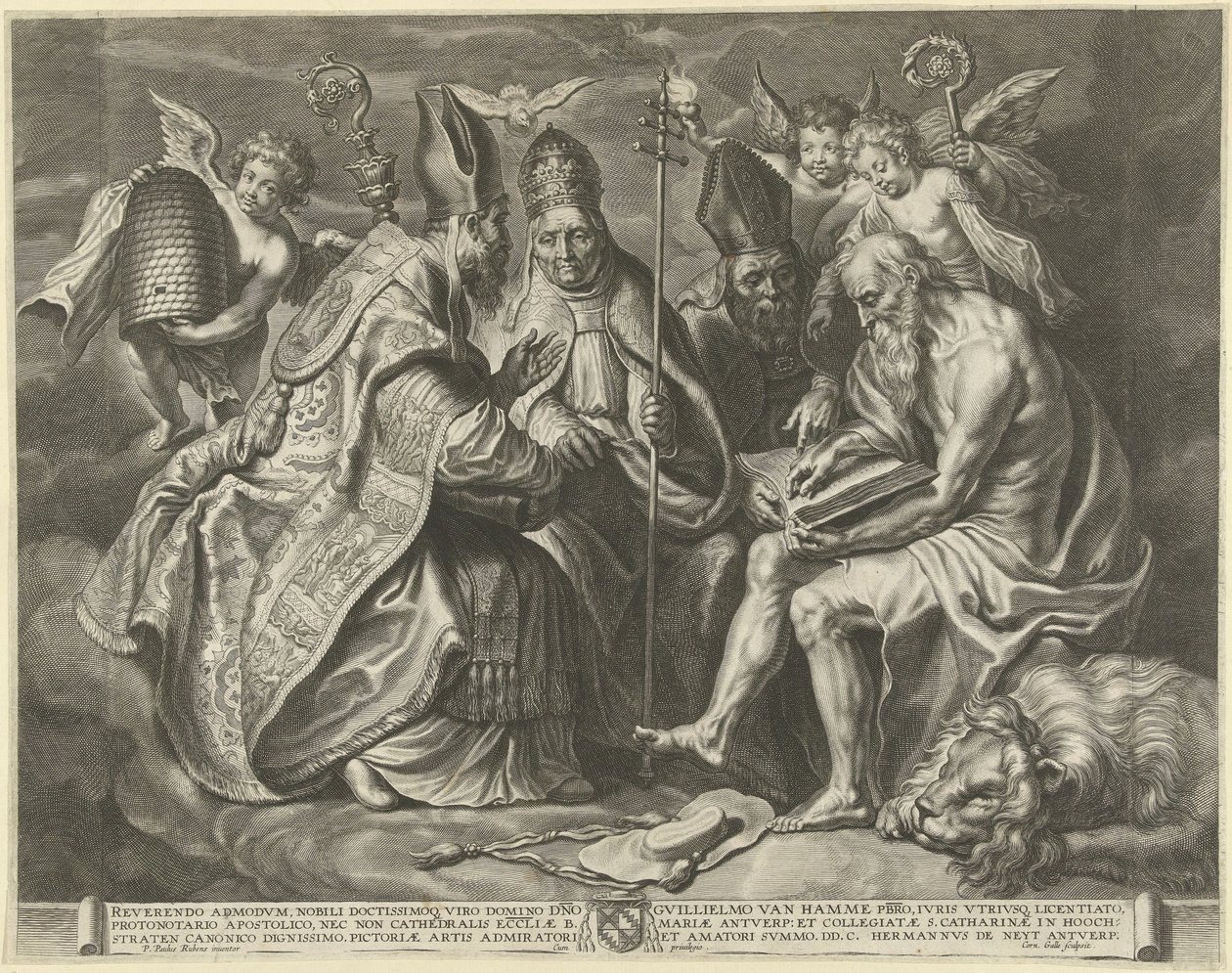 I quattro padri della Chiesa da Cornelis Galle (I)