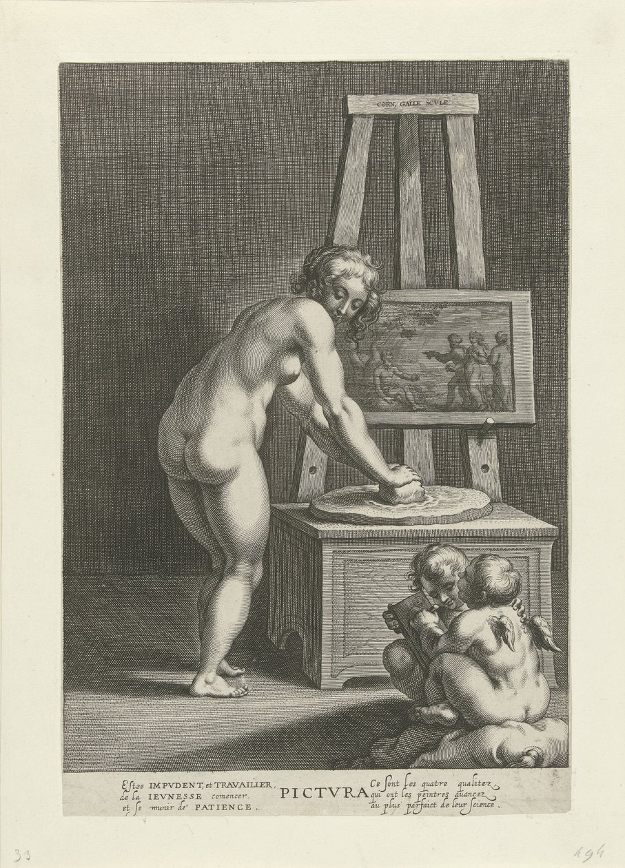 Pictura (la Pittura) da Cornelis Galle (I)