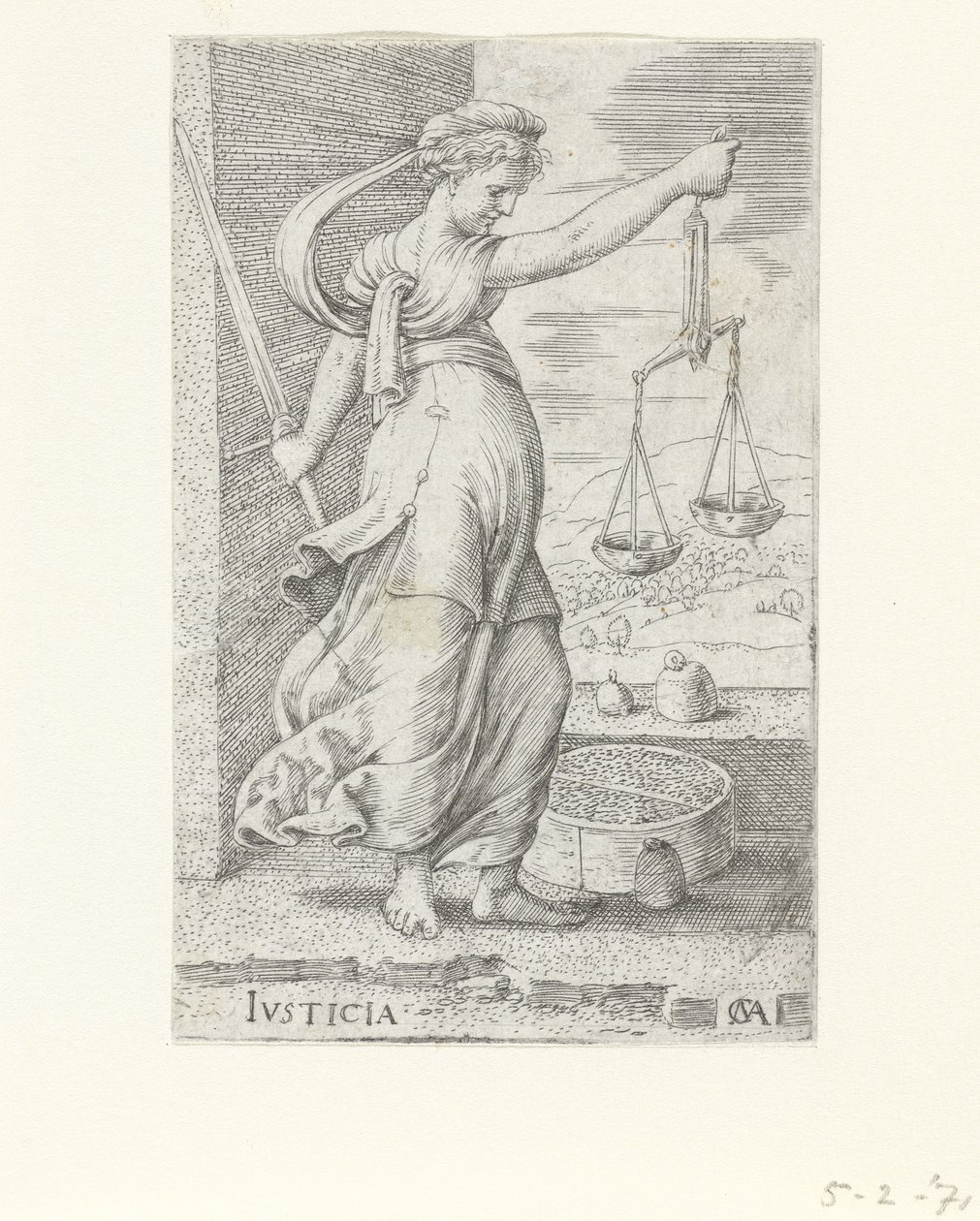 Justitia Giustizia da Cornelis Massys