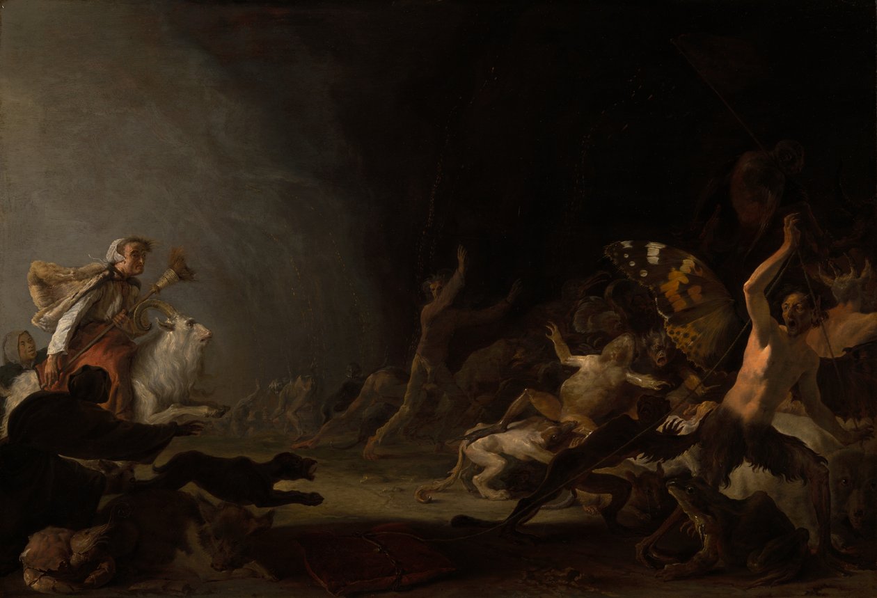 Il sabato delle streghe da Cornelis Saftleven