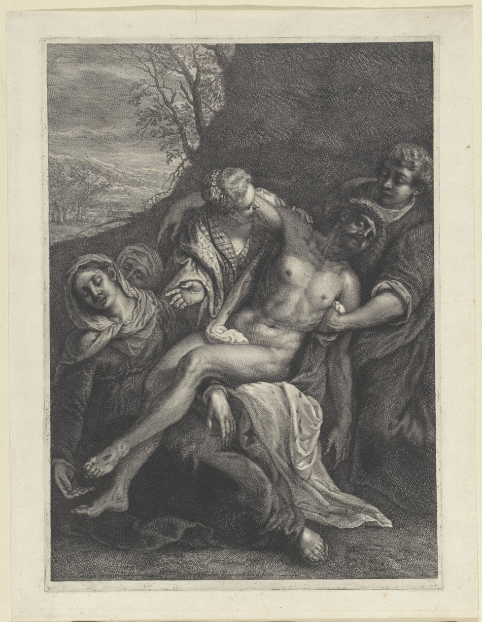 Compianto su Cristo da Cornelis Visscher (II)