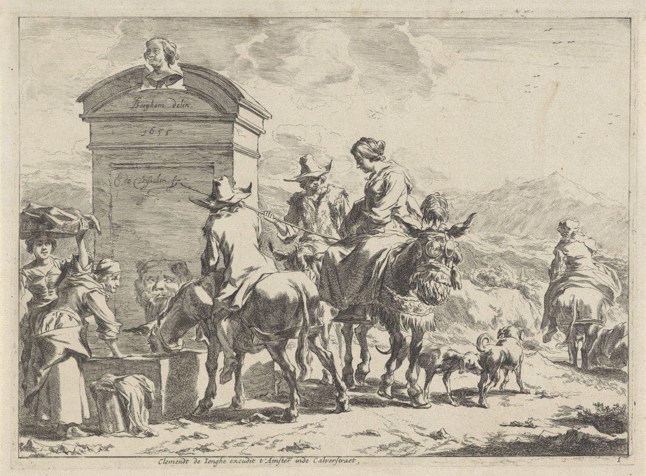 Luogo di riposo da Cornelis Visscher (II)