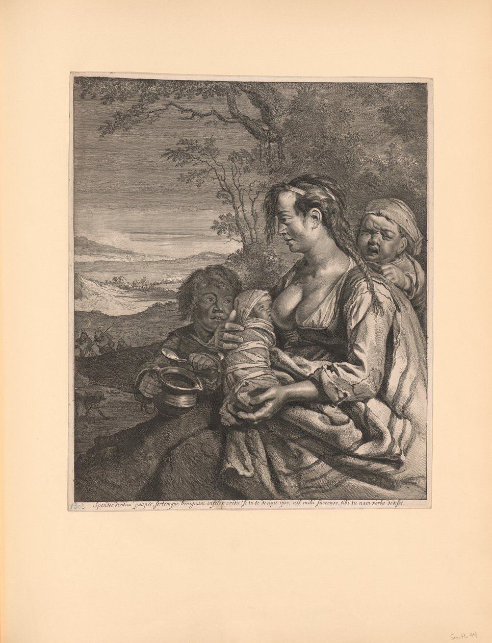 La donna bohémien da Cornelis Visscher