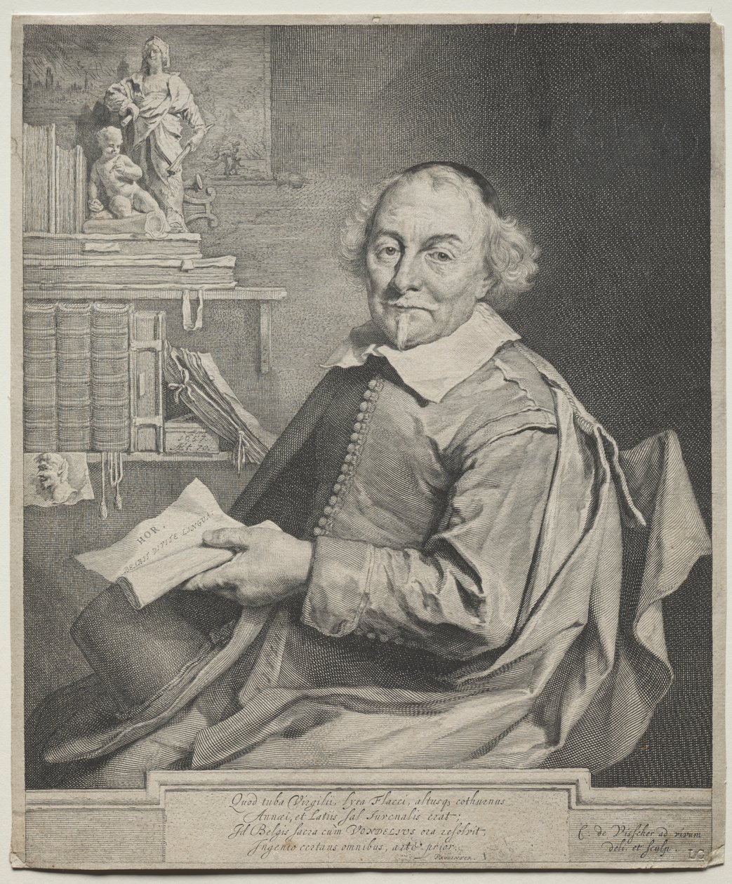 Vondel, 1657 da Cornelis Visscher
