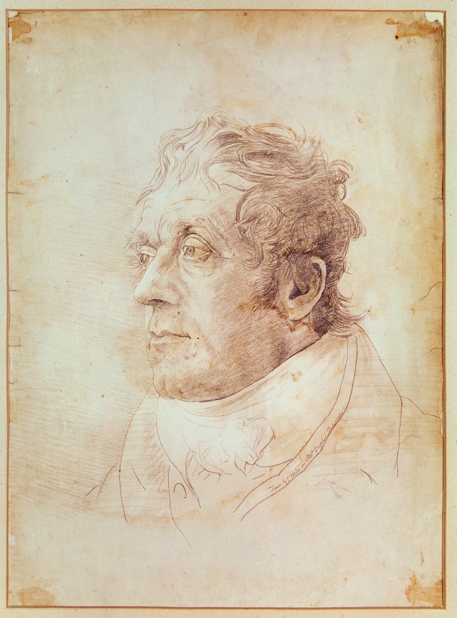 Ritratto di J.M.W. Turner da Cornelius Varley