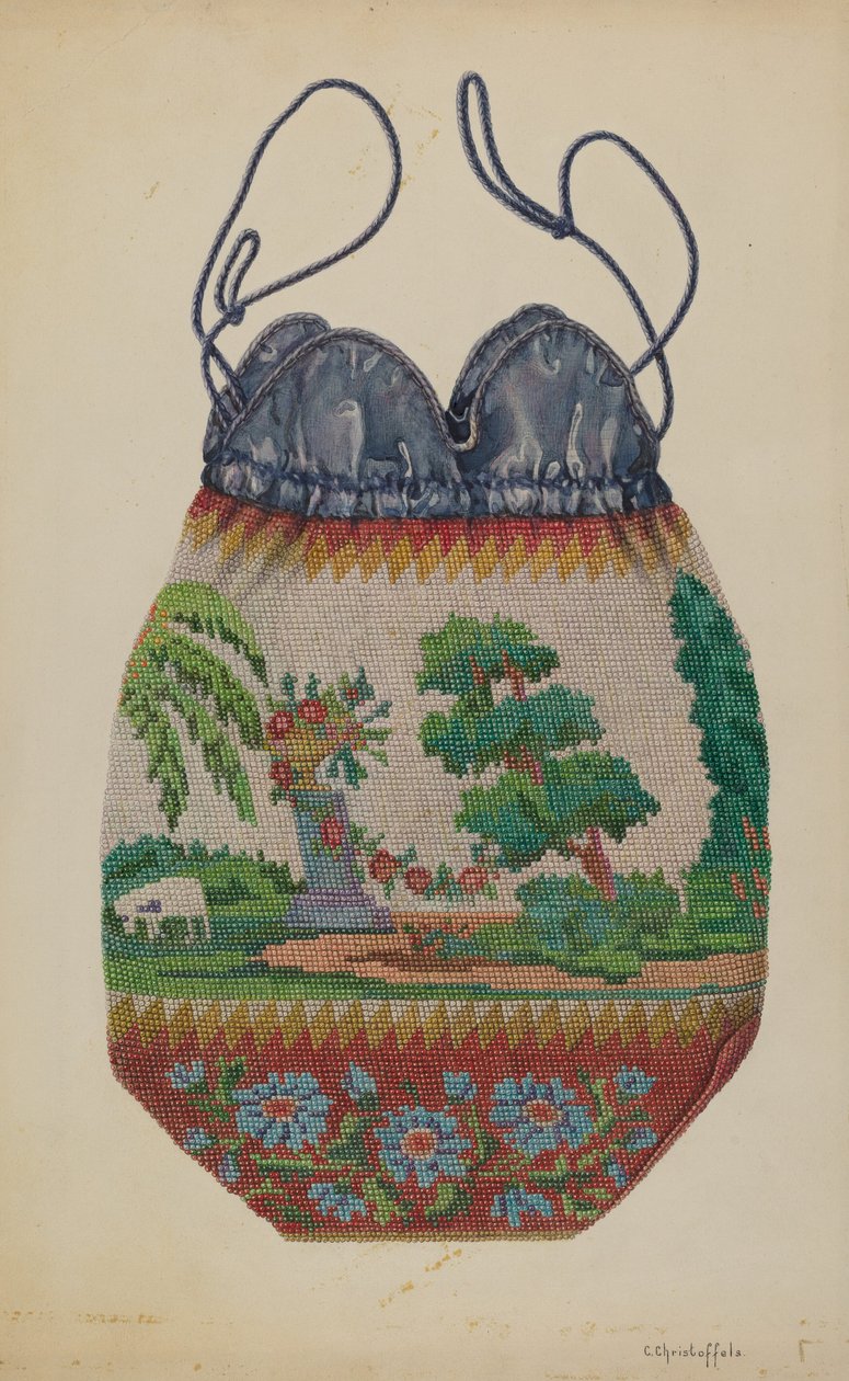 Borsa con Perline da Cornelius Christoffels