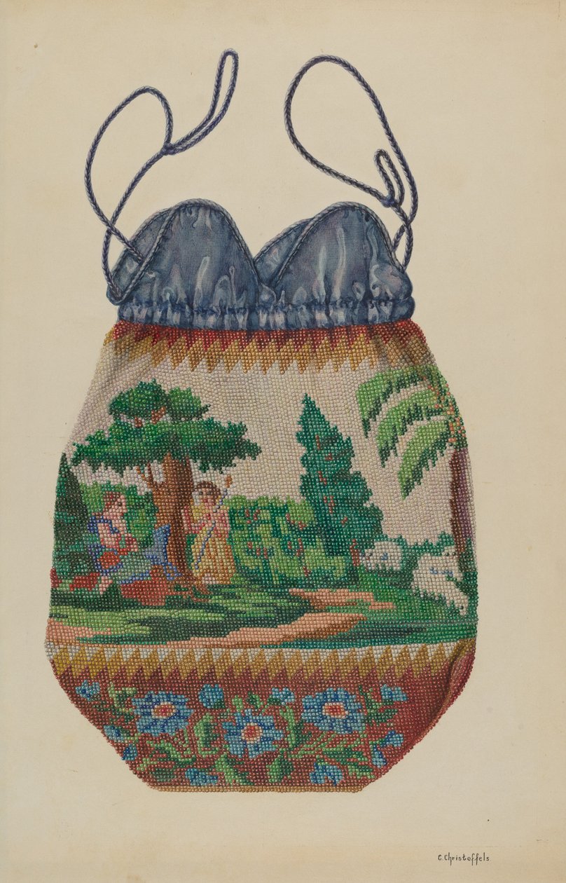 Borsa con Perline da Cornelius Christoffels