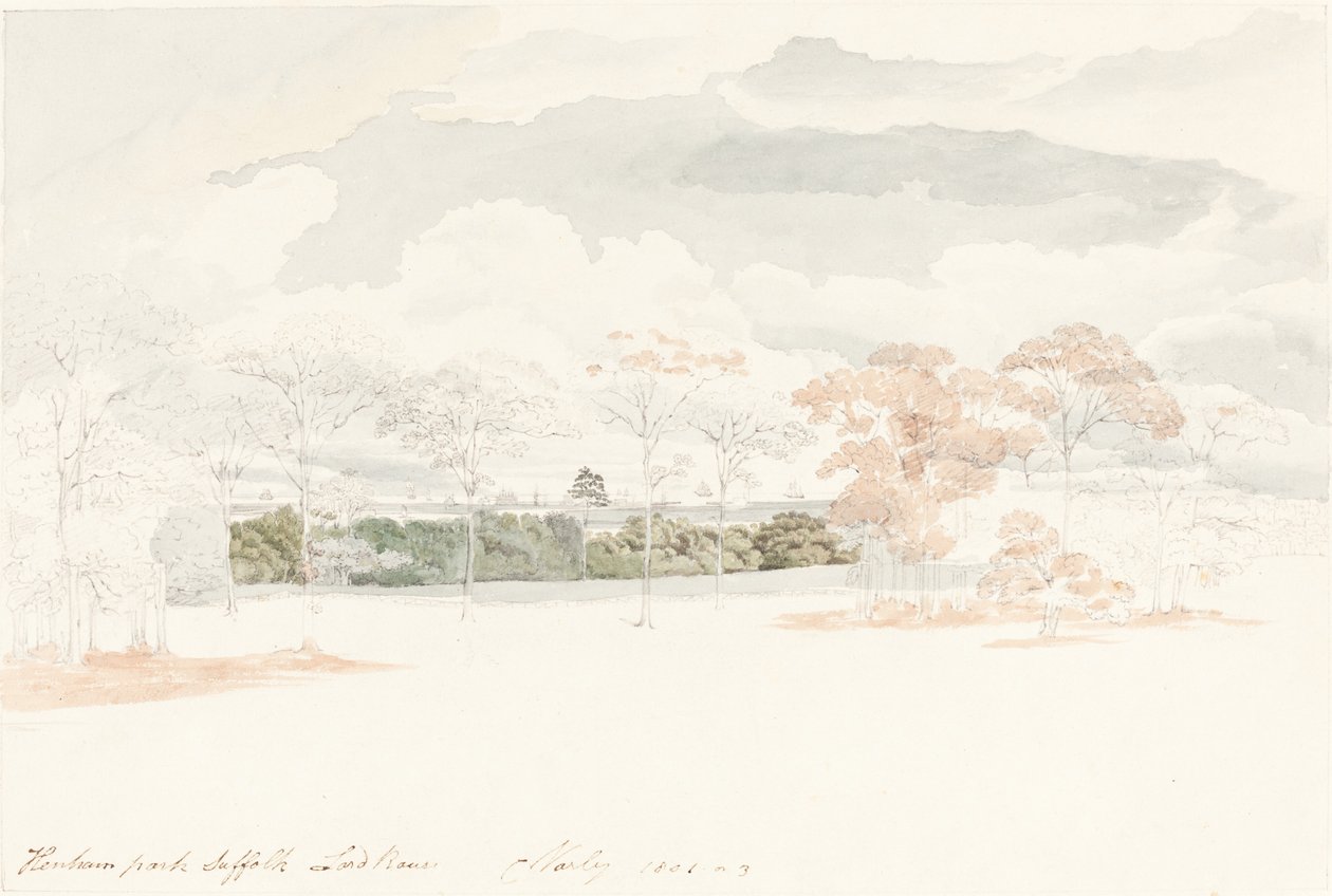 Henham Park, Suffolk da Cornelius Varley