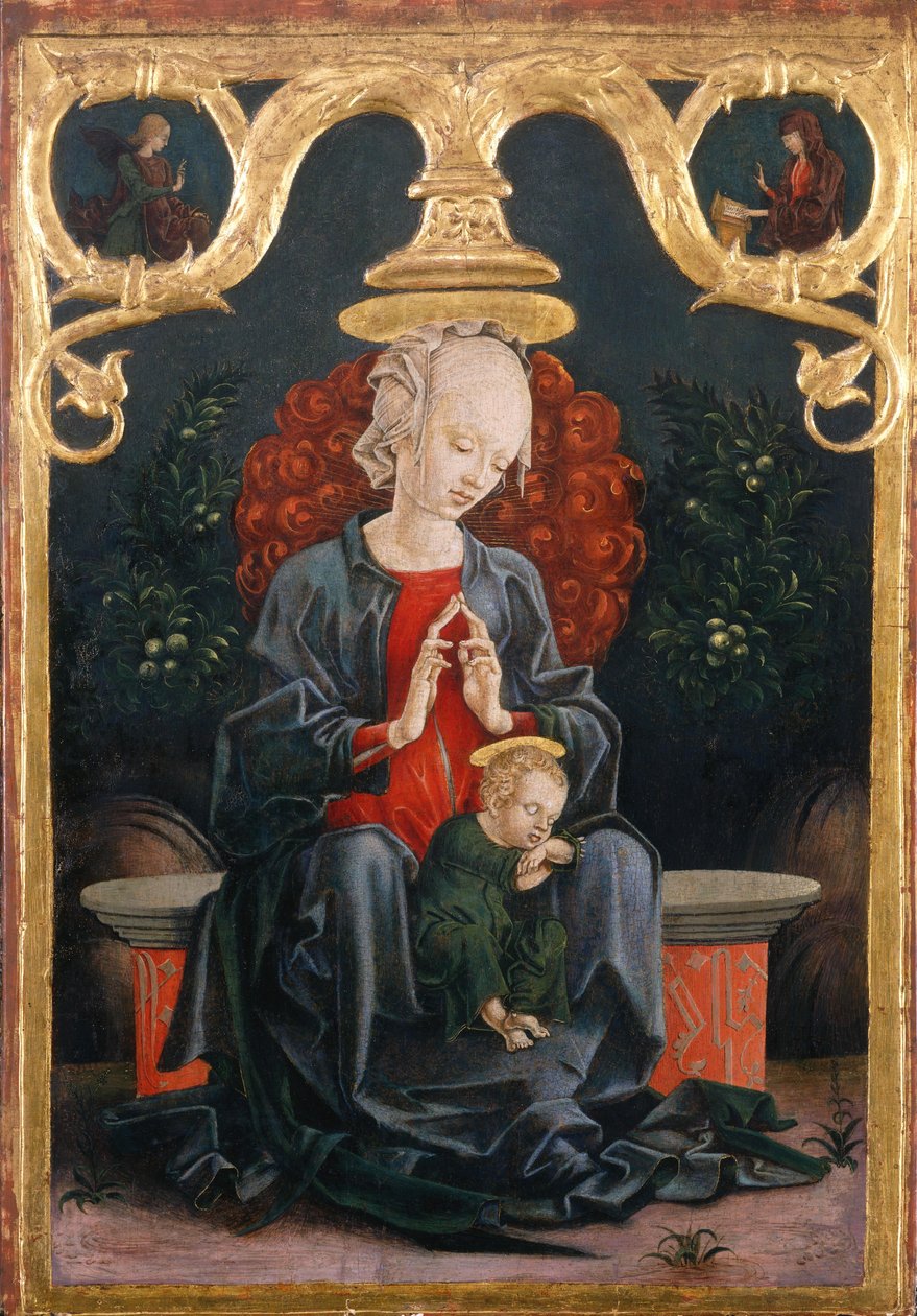 Madonna nel giardino da Cosimo Tura