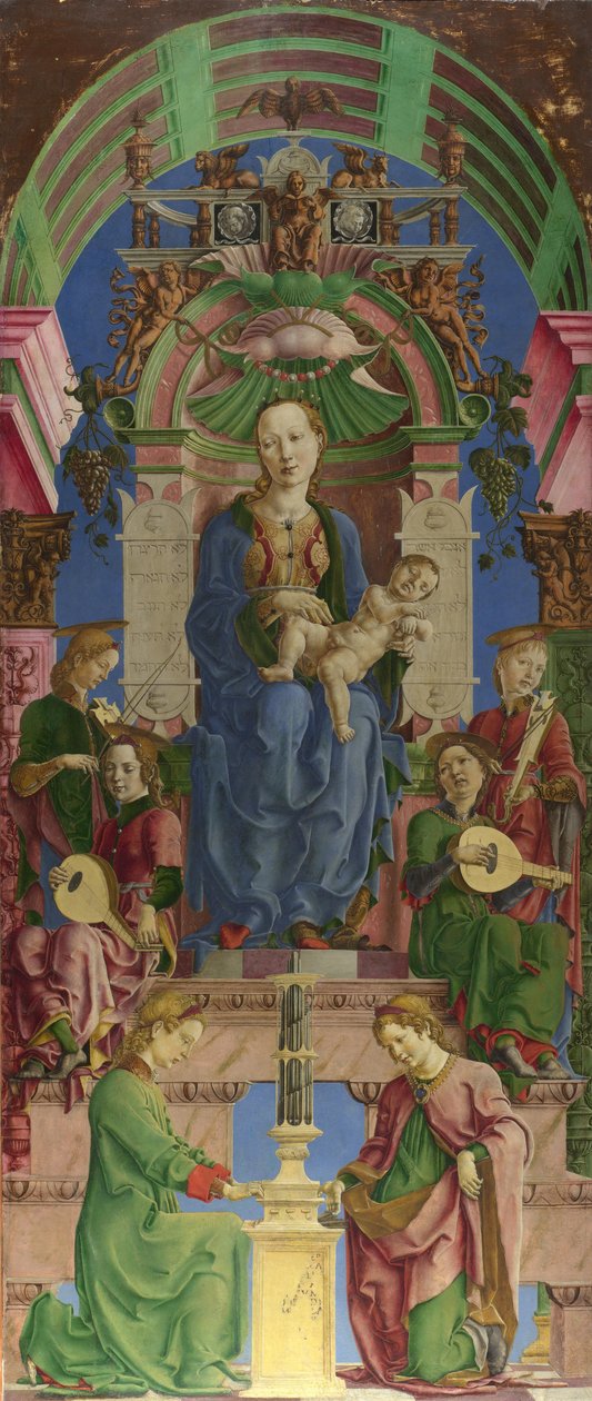 La Vergine e il Bambino in trono da Cosimo Tura