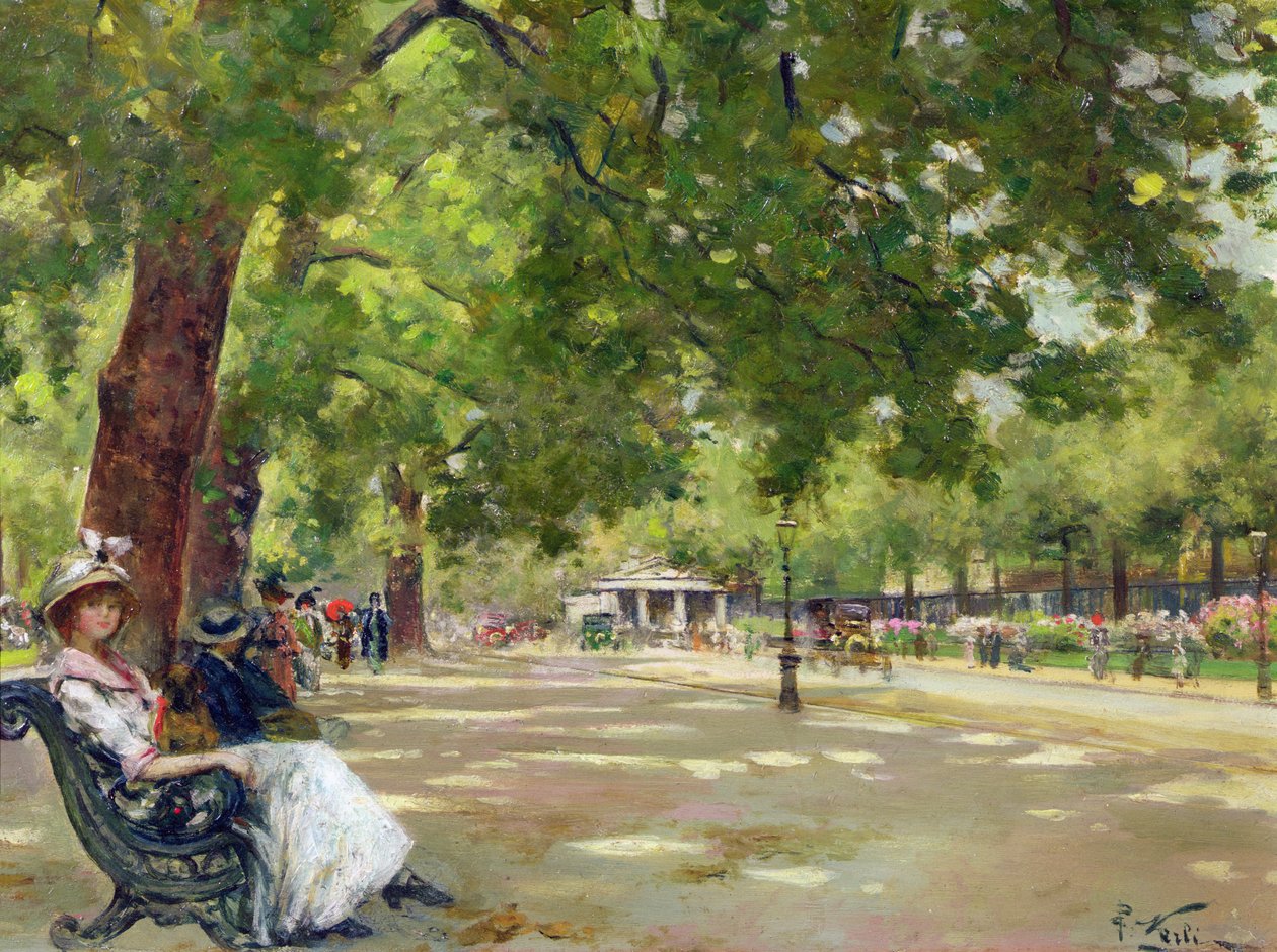 Hyde Park, Londra da Count Girolamo Pieri Nerli