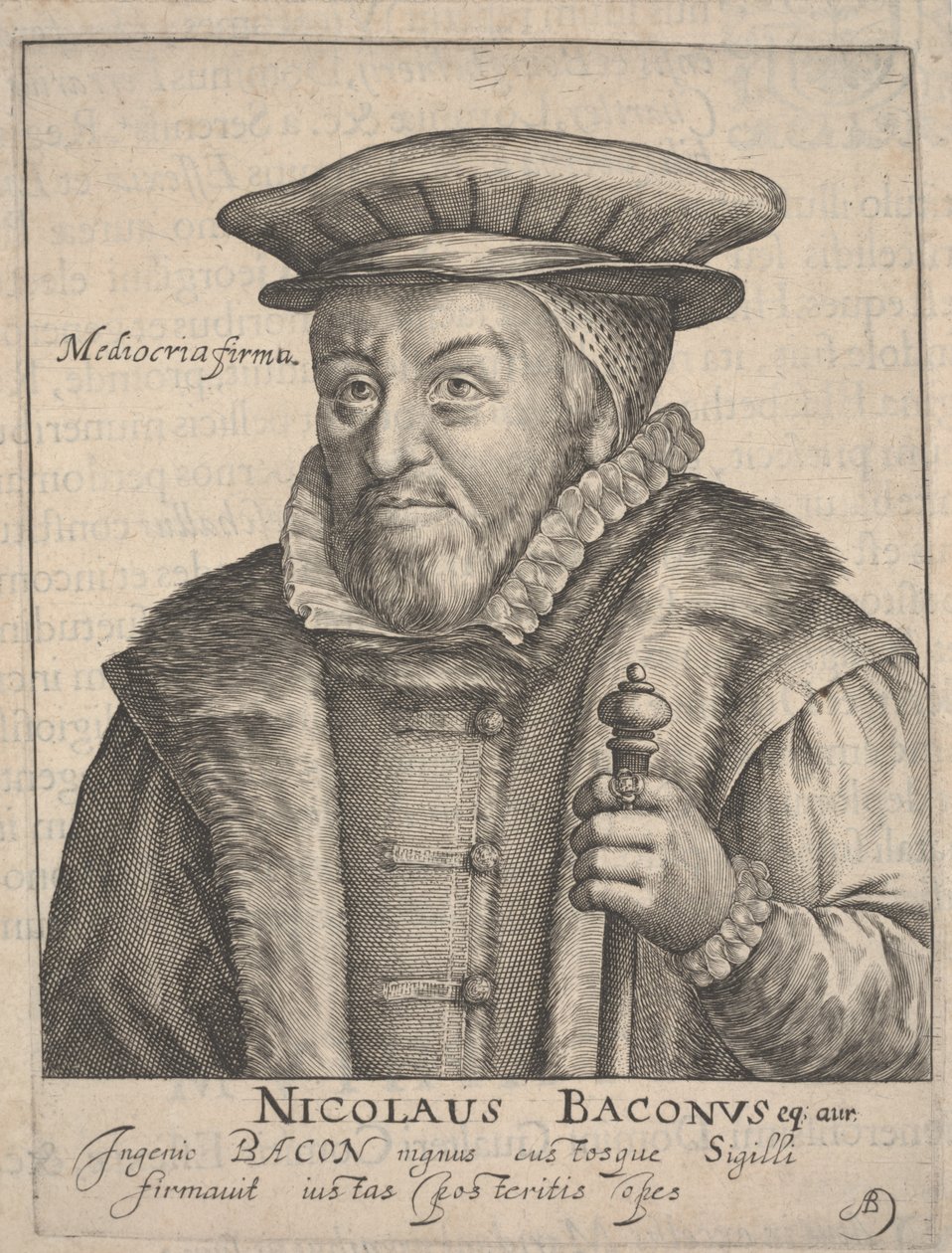 Nicholas Bacon da Crispin I de Passe