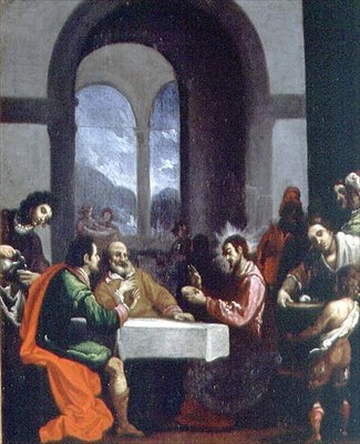 La Cena in Emmaus da Cristofano Allori