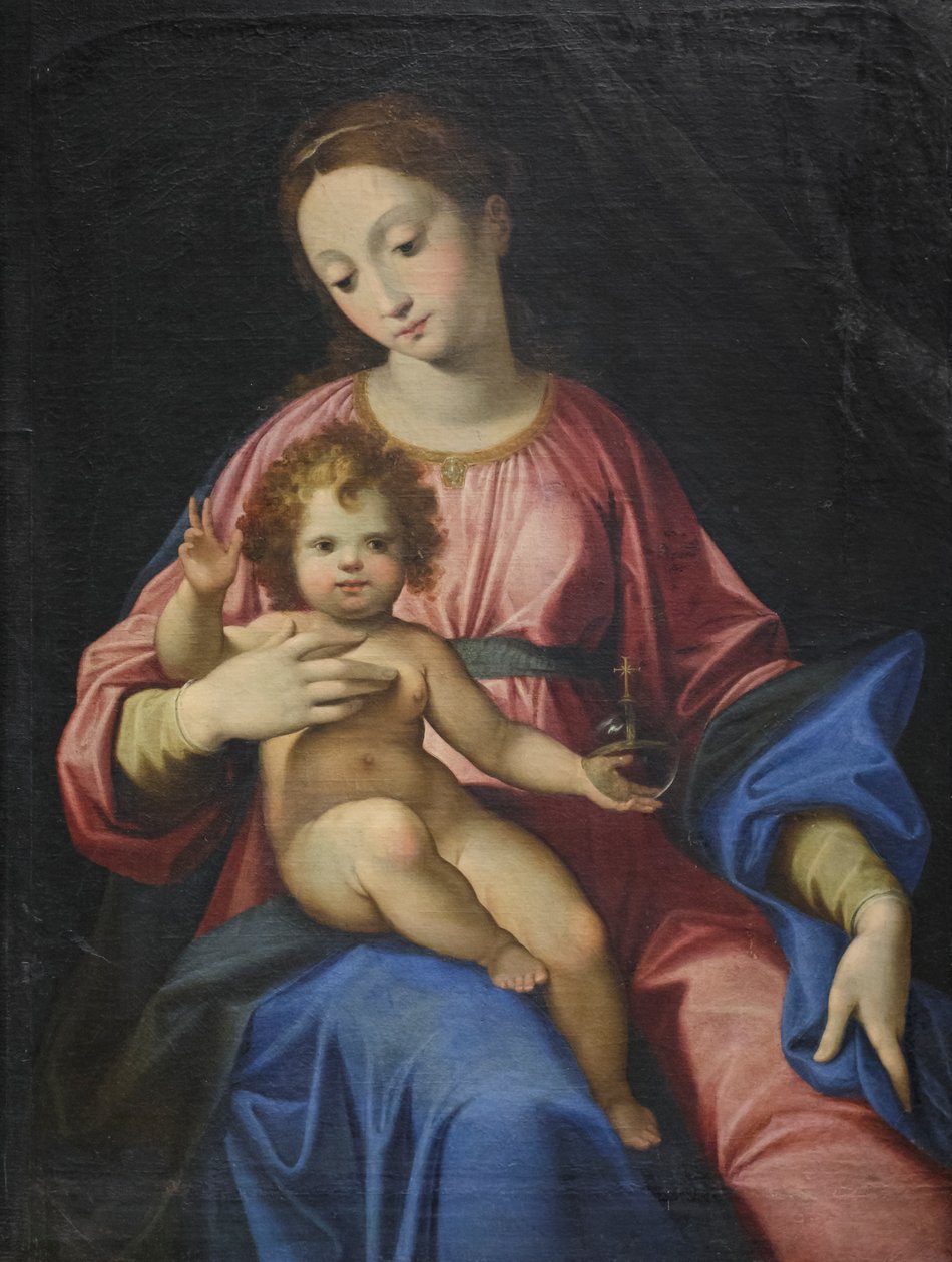 Madonna col bambino da Cristoforo Roncalli