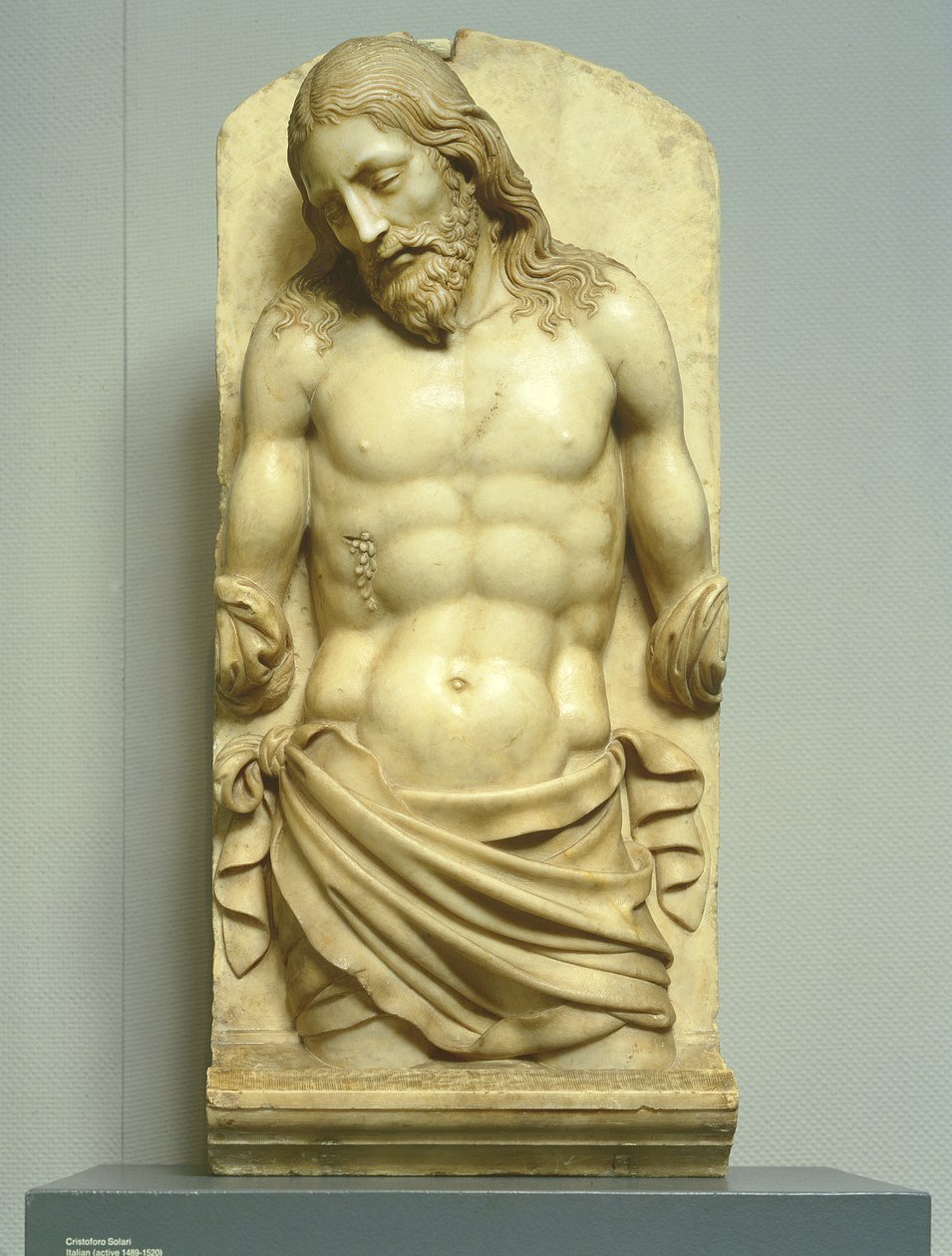 Il Cristo morto, c.1500 (marmo) da Cristoforo Solari