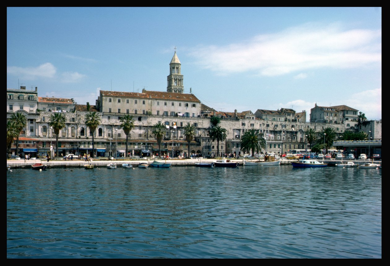 Veduta del Palazzo di Diocleziano, c.300 d.C. da Croatian School