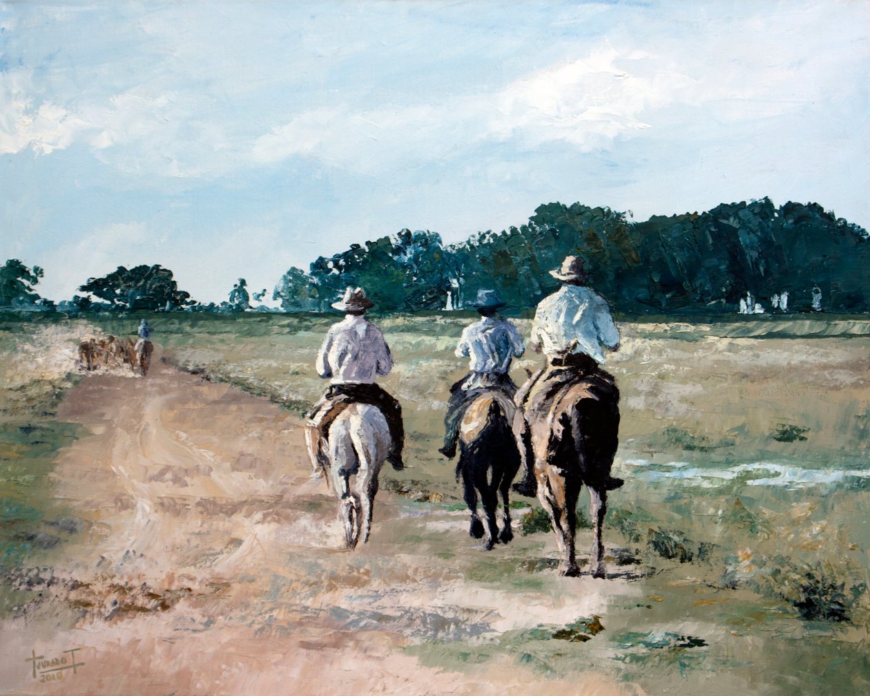 A cavallo da Cruz Jurado Traverso