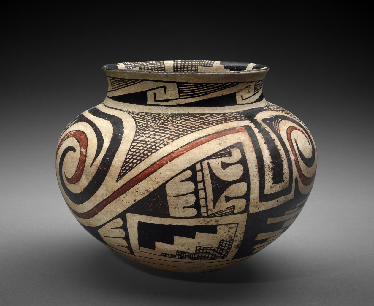 Vaso (olla) con disegni geometrici da Culture Mogollon