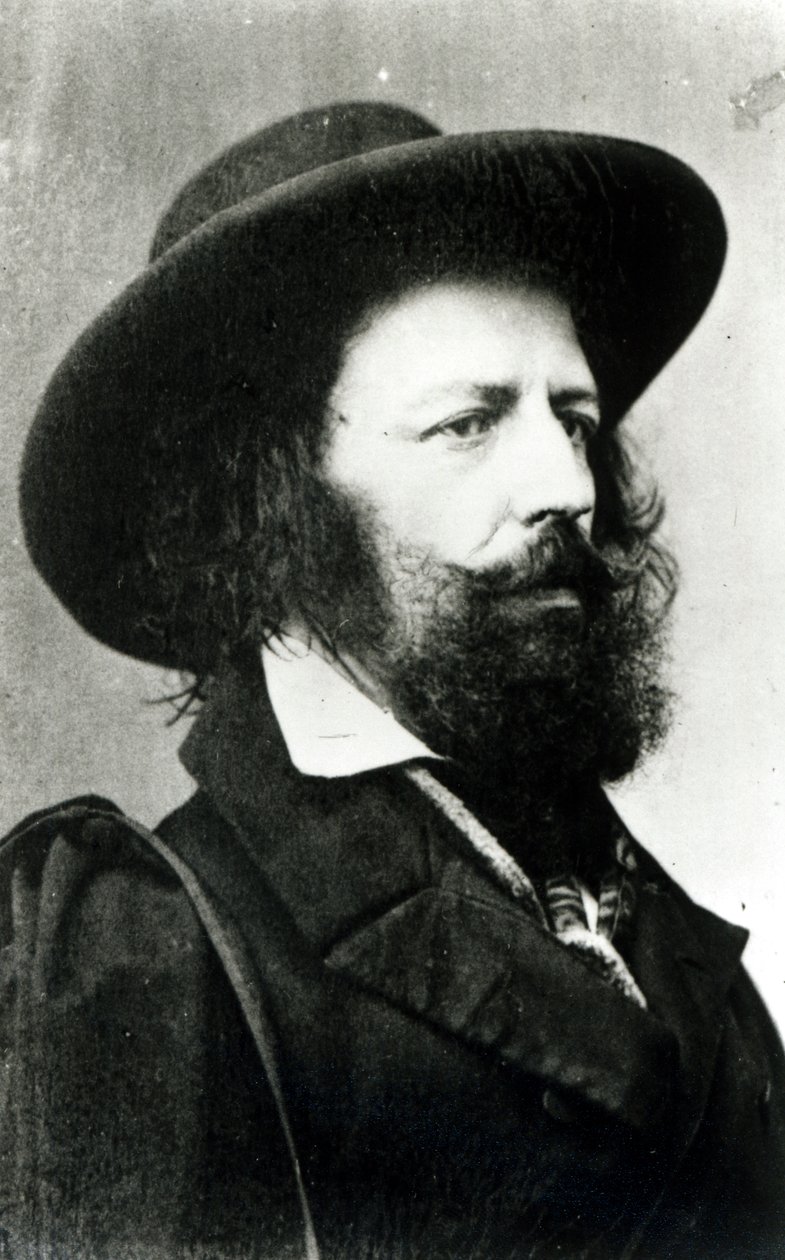 Alfred, Lord Tennyson (1809-92) fotografato da Cundall e Donnes, 15 aprile 1861 da Cundall and Downes