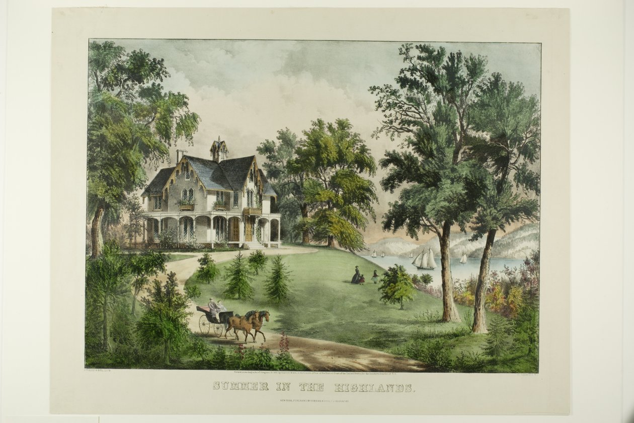 Estate nelle Highlands da Currier and Ives