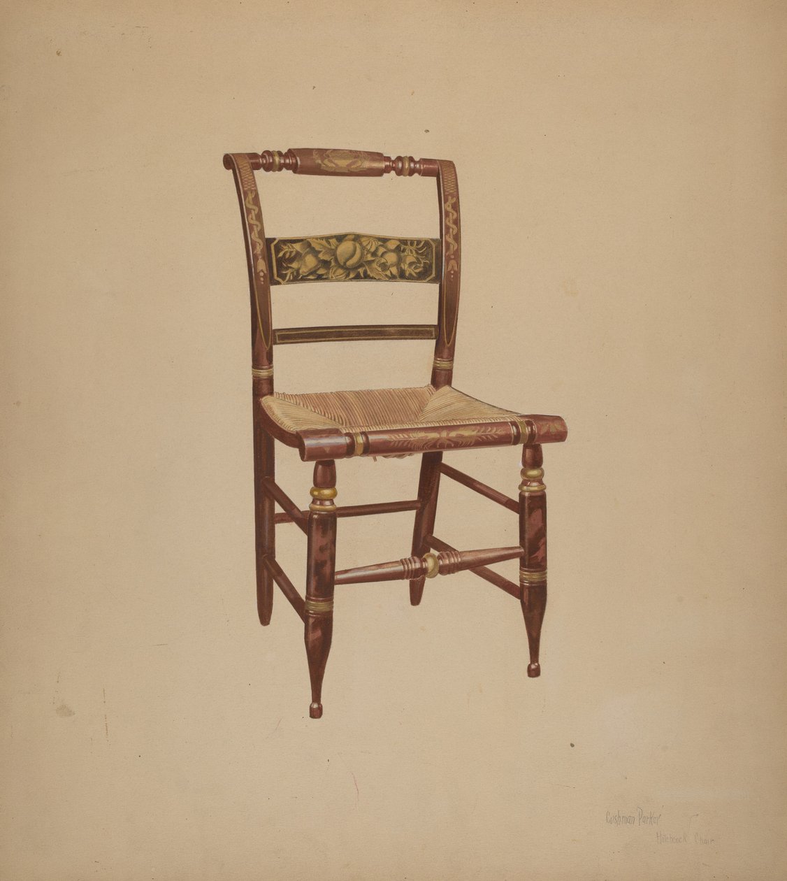 Sedia Hitchcock da Cushman Parker