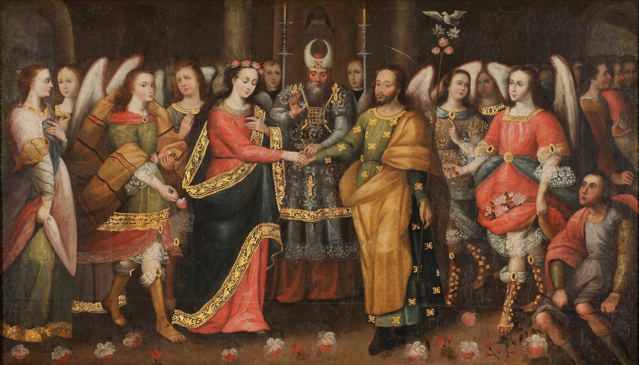Il Matrimonio della Vergine da Cuzco School