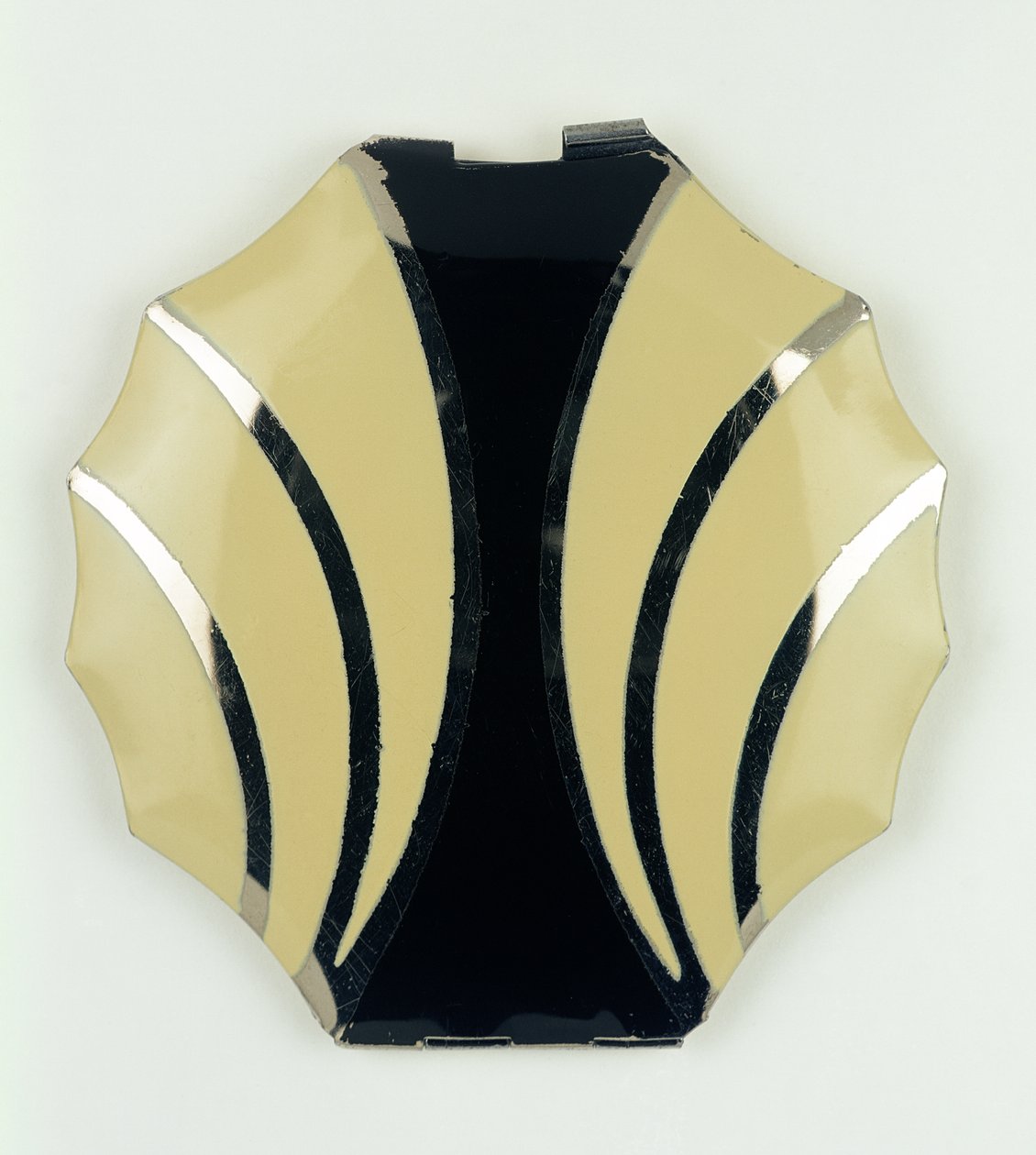 Princess Art Deco Powder Compact, ceco, anni 