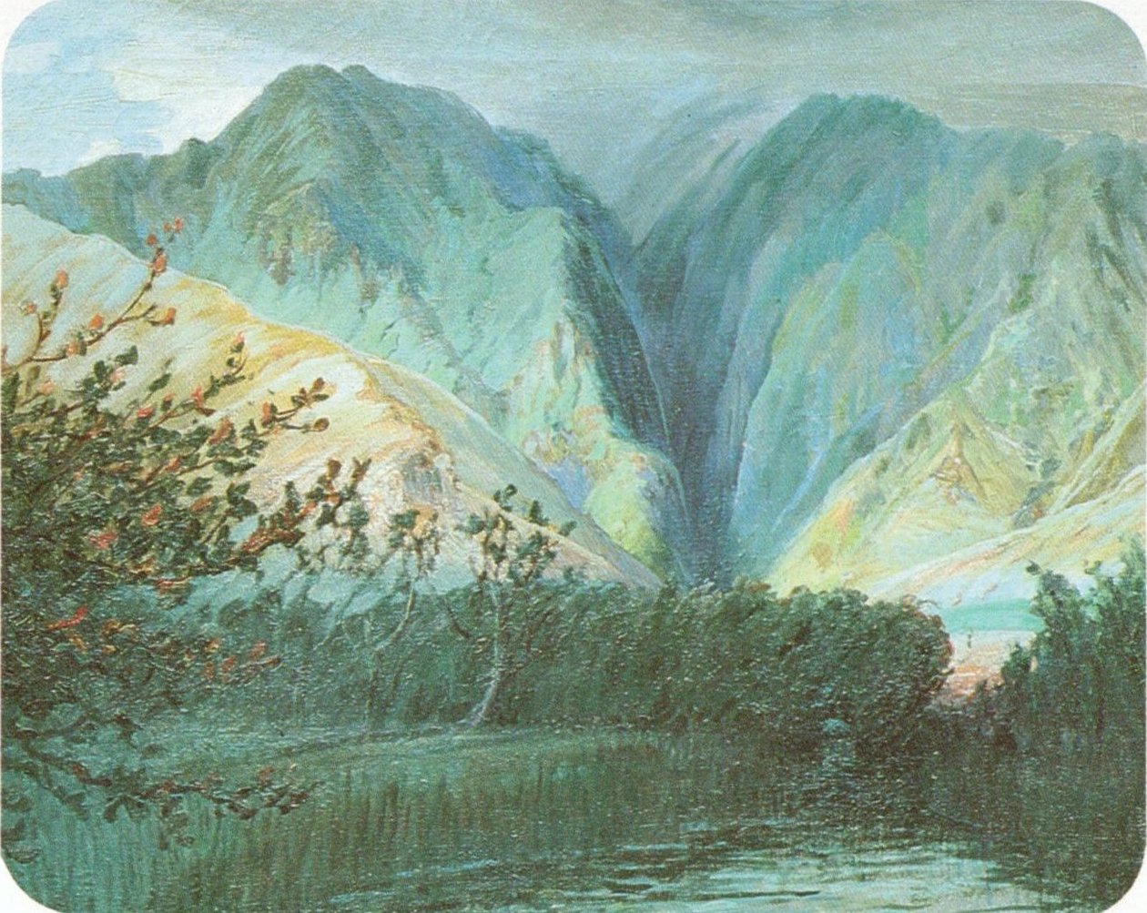 Cascate sacre, Oahu da D. Howard Hitchcock