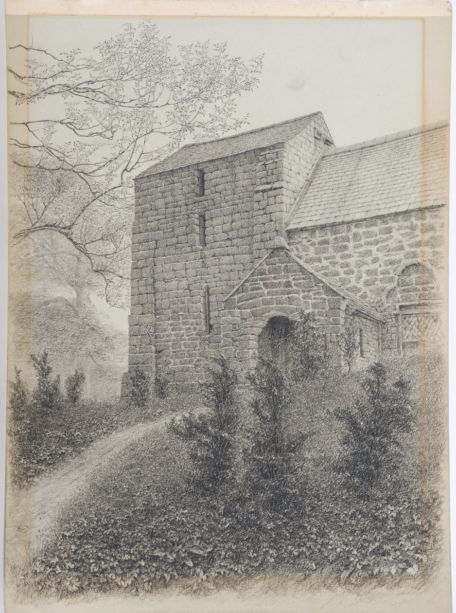 Chiesa di Ormside, Westmorland, c.1916 da Daniel Oliver