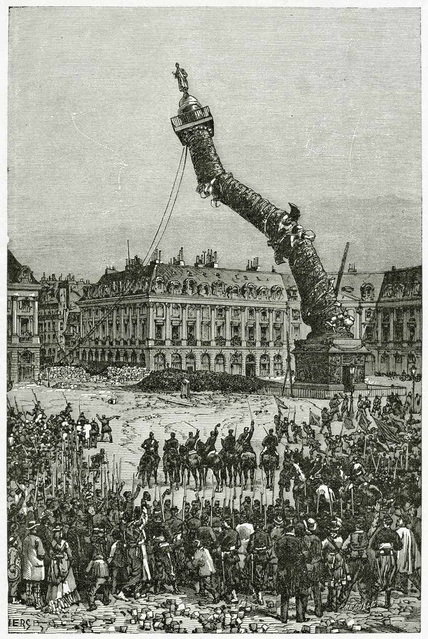 La Colonna Vendôme, XIX secolo da Daniel Urrabieta Vierge