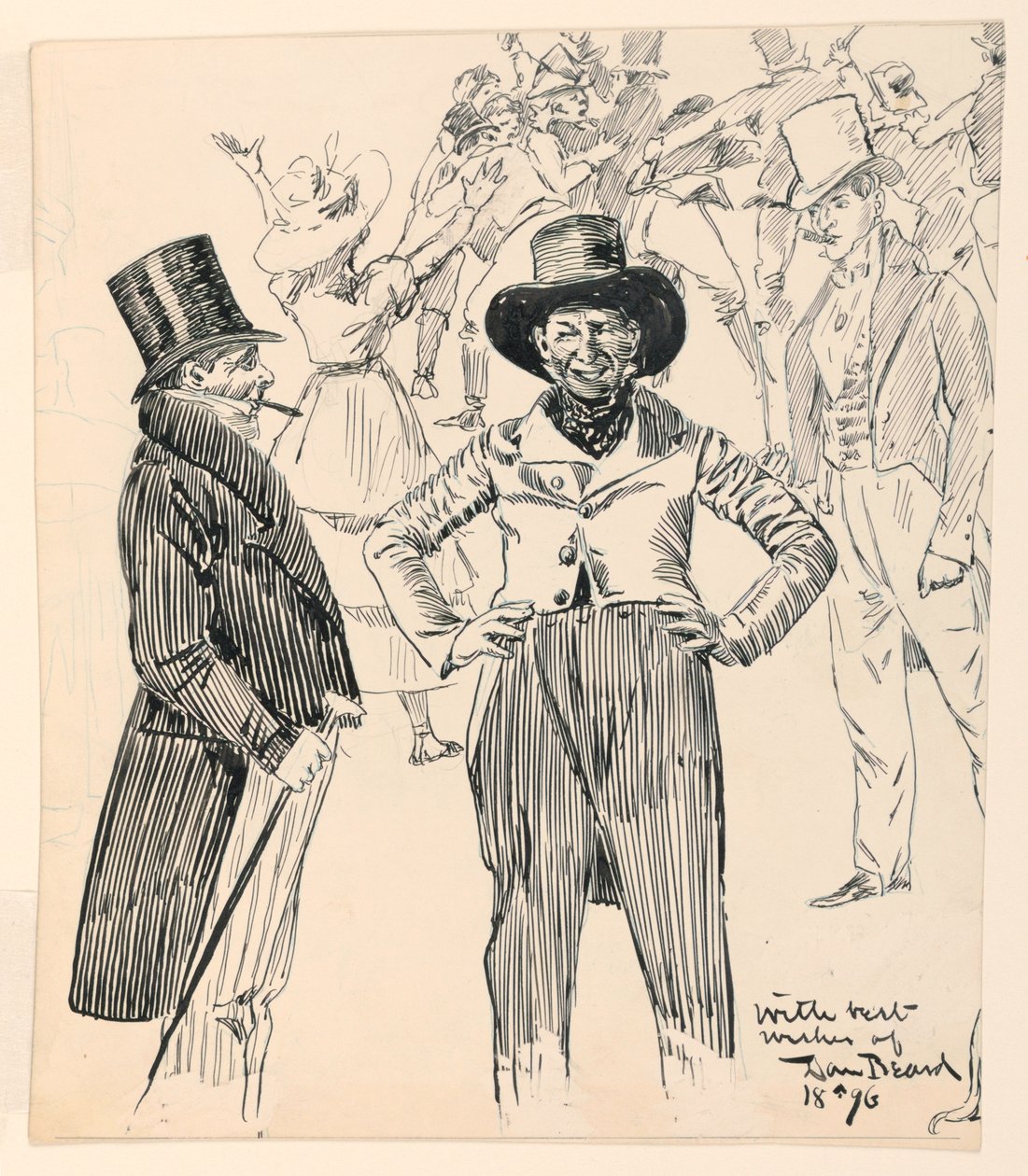 Due dandy in conversazione da Daniel Carter Beard