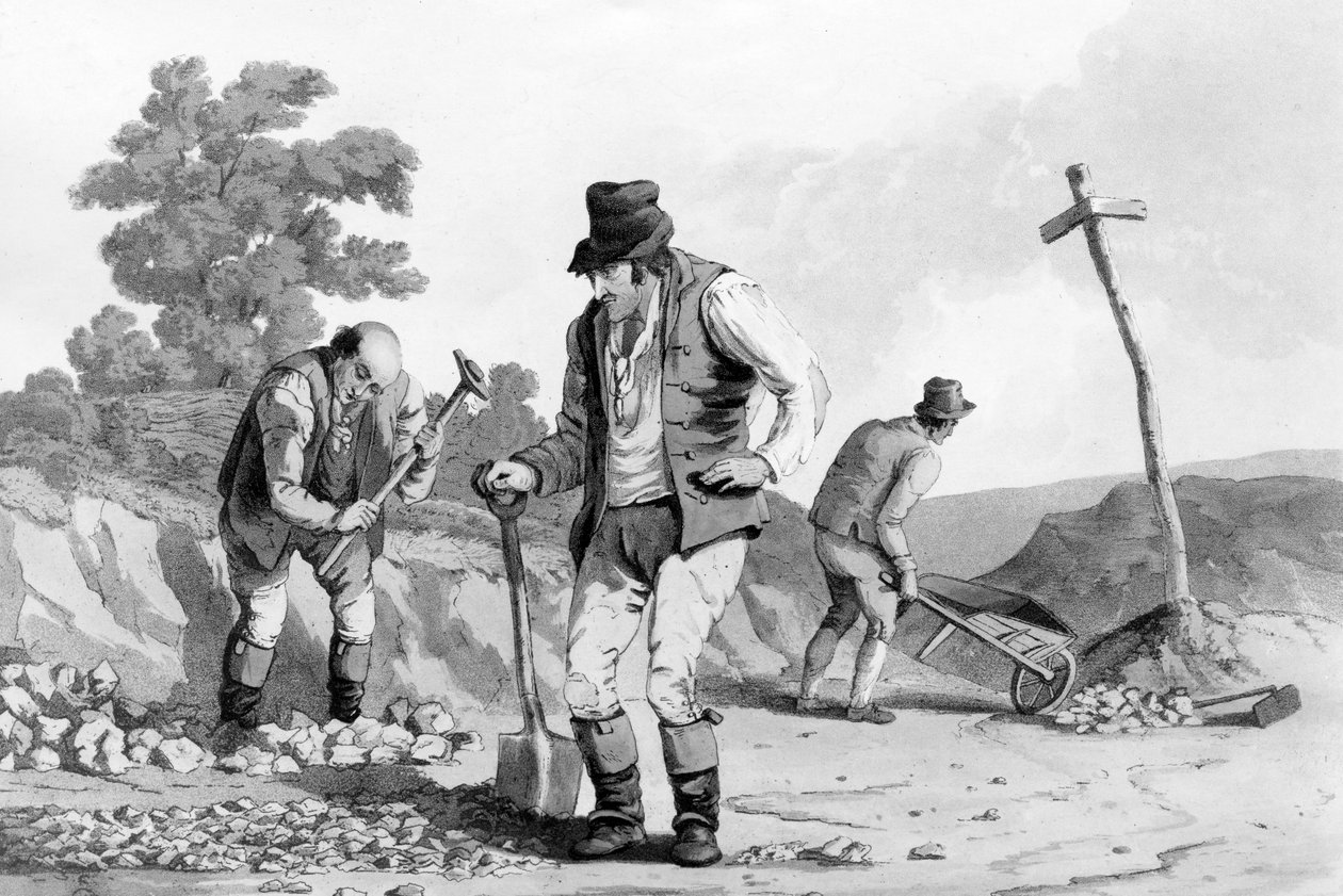 Riparatori di strade, 1812 da Daniel Havell