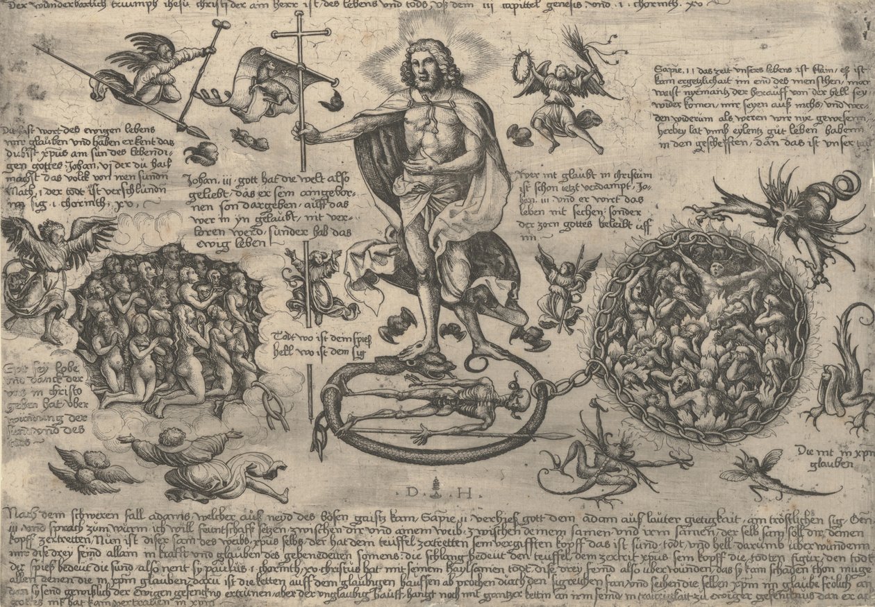 Il Cristo trionfante da Daniel Hopfer