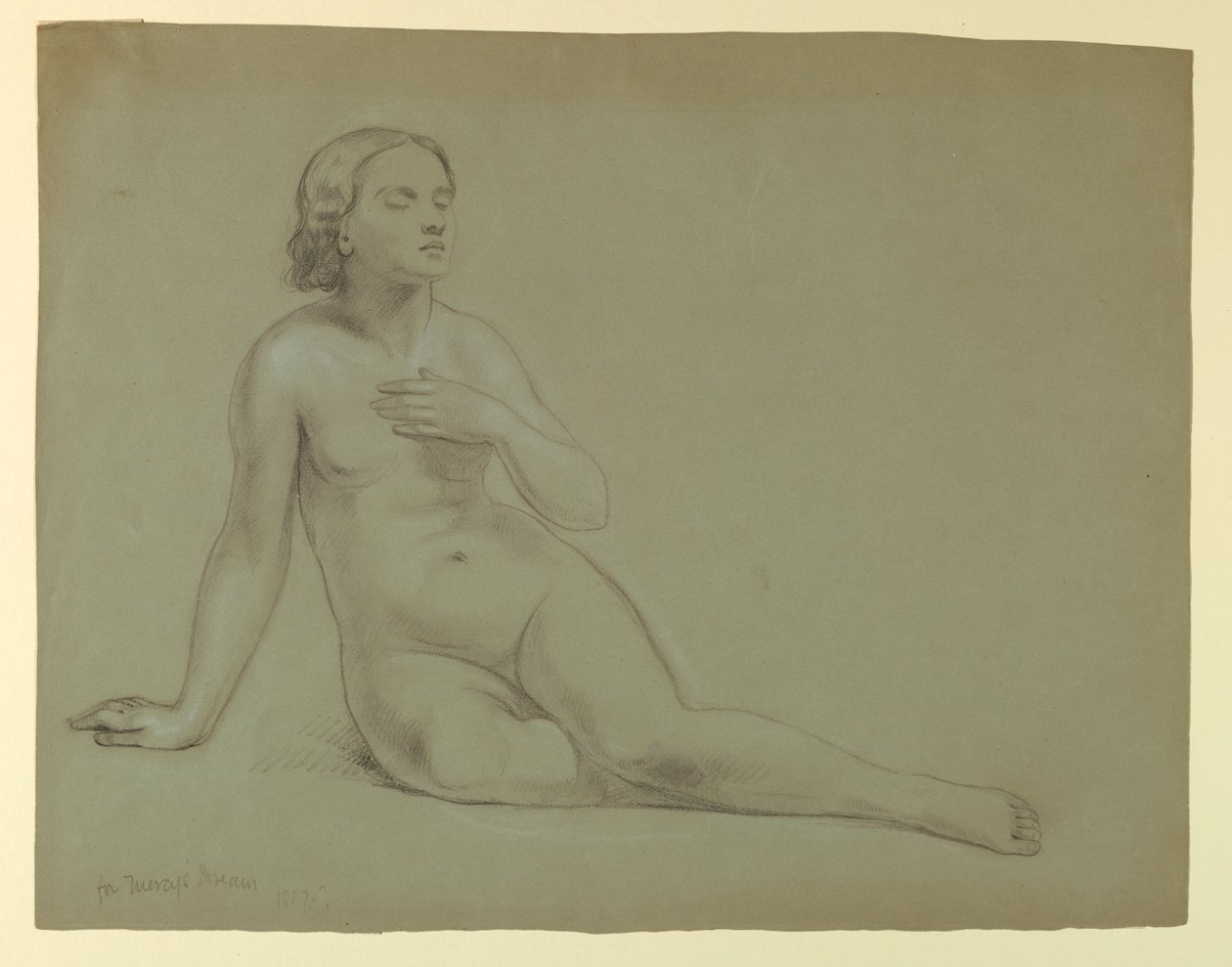 Nudo Femminile, Studio per "Il Sogno della Misericordia" da Daniel Huntington