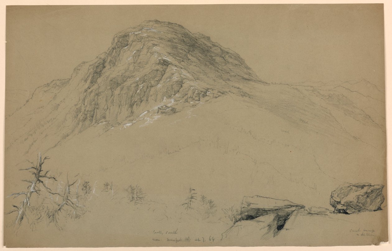 Guardando a sud, Monte Mansfield, Vermont da Daniel Huntington