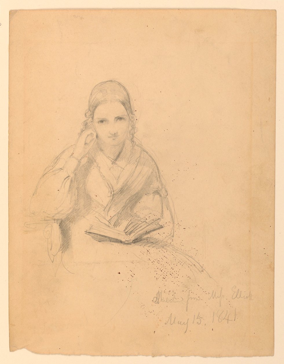 Studio di Ritratto di Miss Elliott da Daniel Huntington