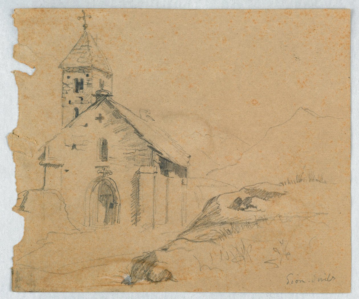 Piccola chiesa a Sion, Svizzera da Daniel Huntington