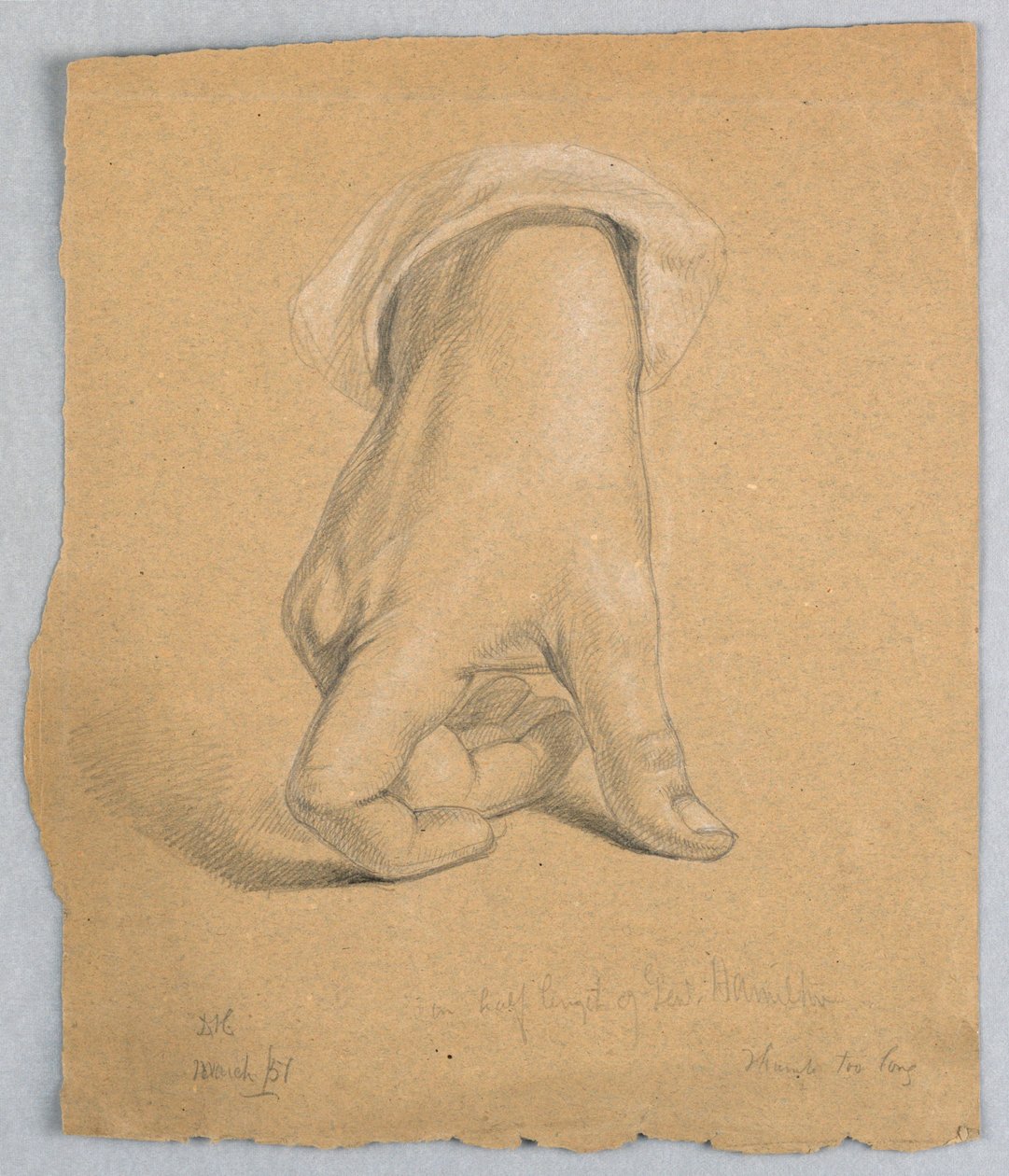 Studio della Mano Destra di Alexander Hamilton da Daniel Huntington