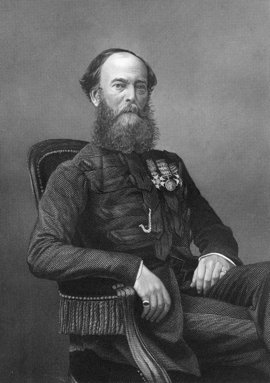 Colonnello Brownrigg, soldato britannico, 1857 da Daniel John Pound