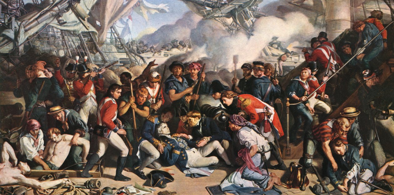 La morte di Nelson da Daniel Maclise