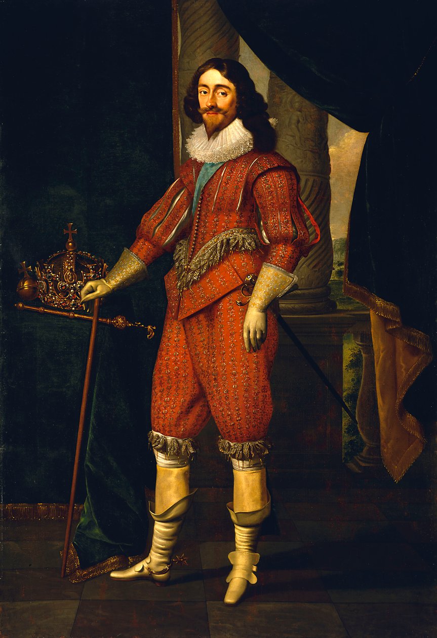 Carlo I (1600-1649), c.1631 da Daniel Mytens