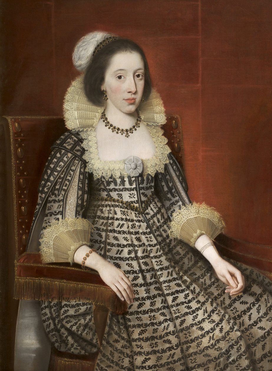 Elizabeth Leicester da Daniel Mytens