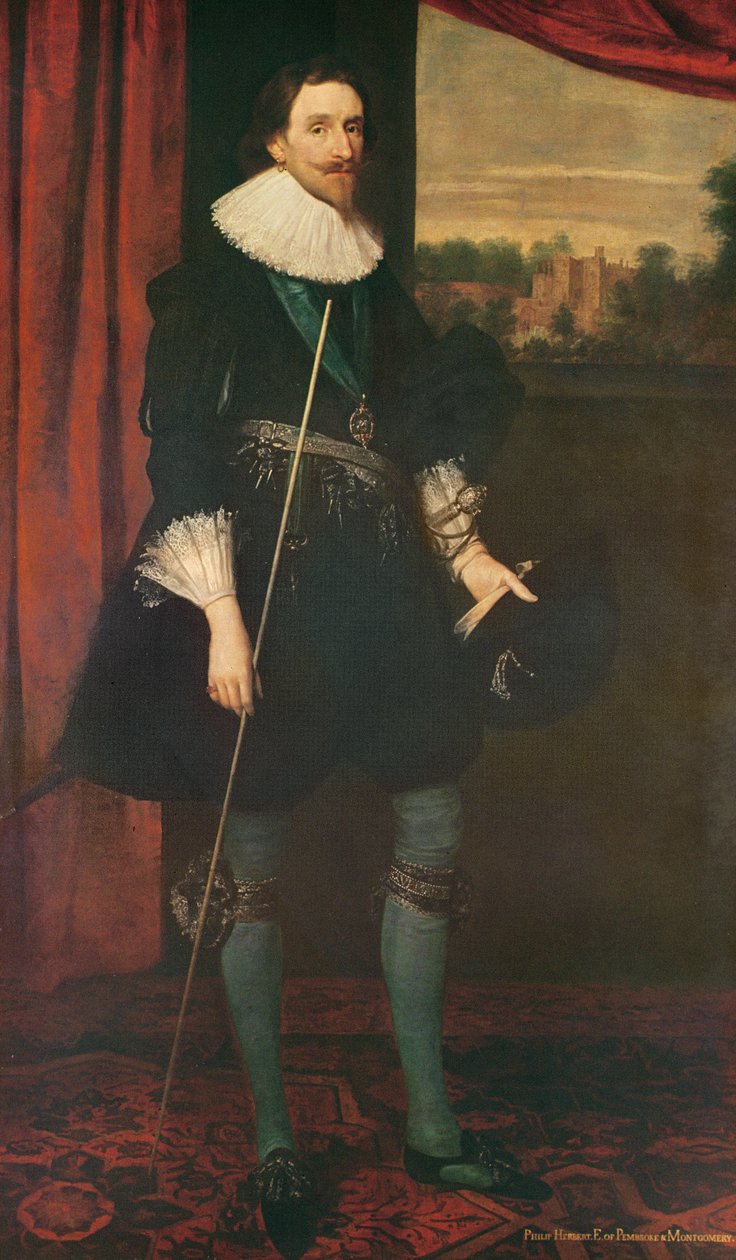 Philip, 4° conte di Pembroke da Daniel Mytens