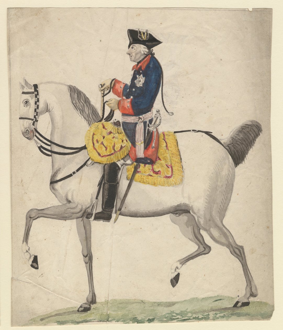 Federico II di Prussia, 1785 da Daniel Nikolaus Chodowiecki