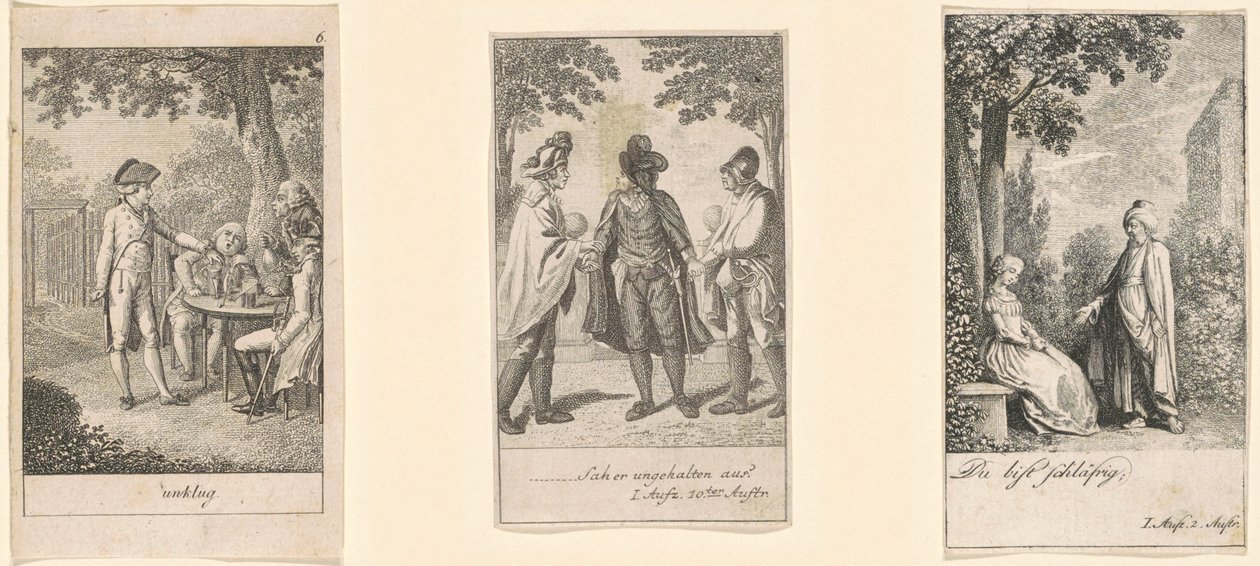 Unklug (Imprudente) da Daniel Nikolaus Chodowiecki