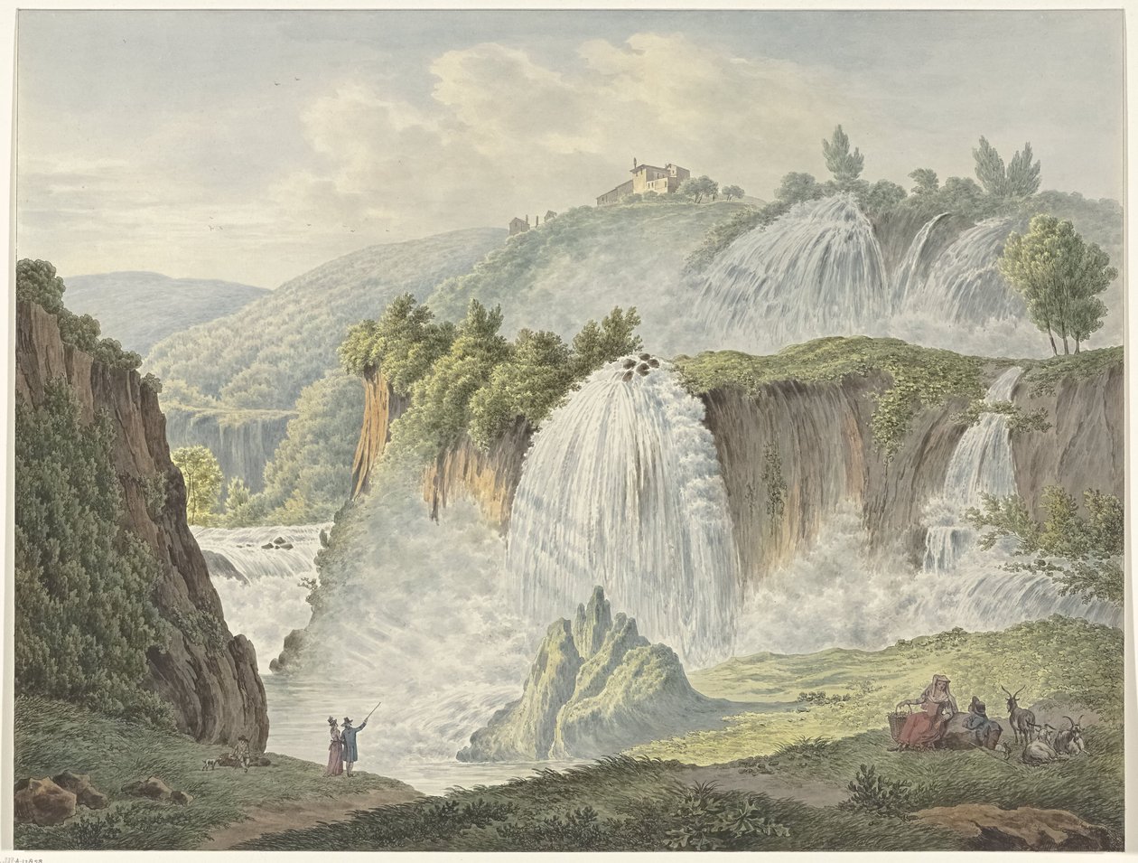 Veduta delle cascate di Tivoli da Daniël Dupré