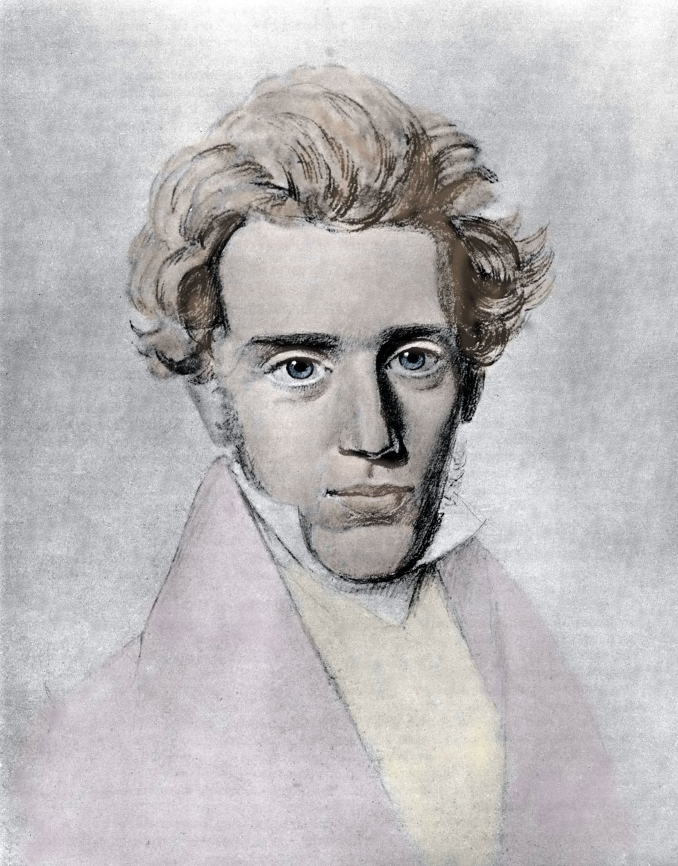 Soren Aabye Kierkegaard, c.1840 da Danish School