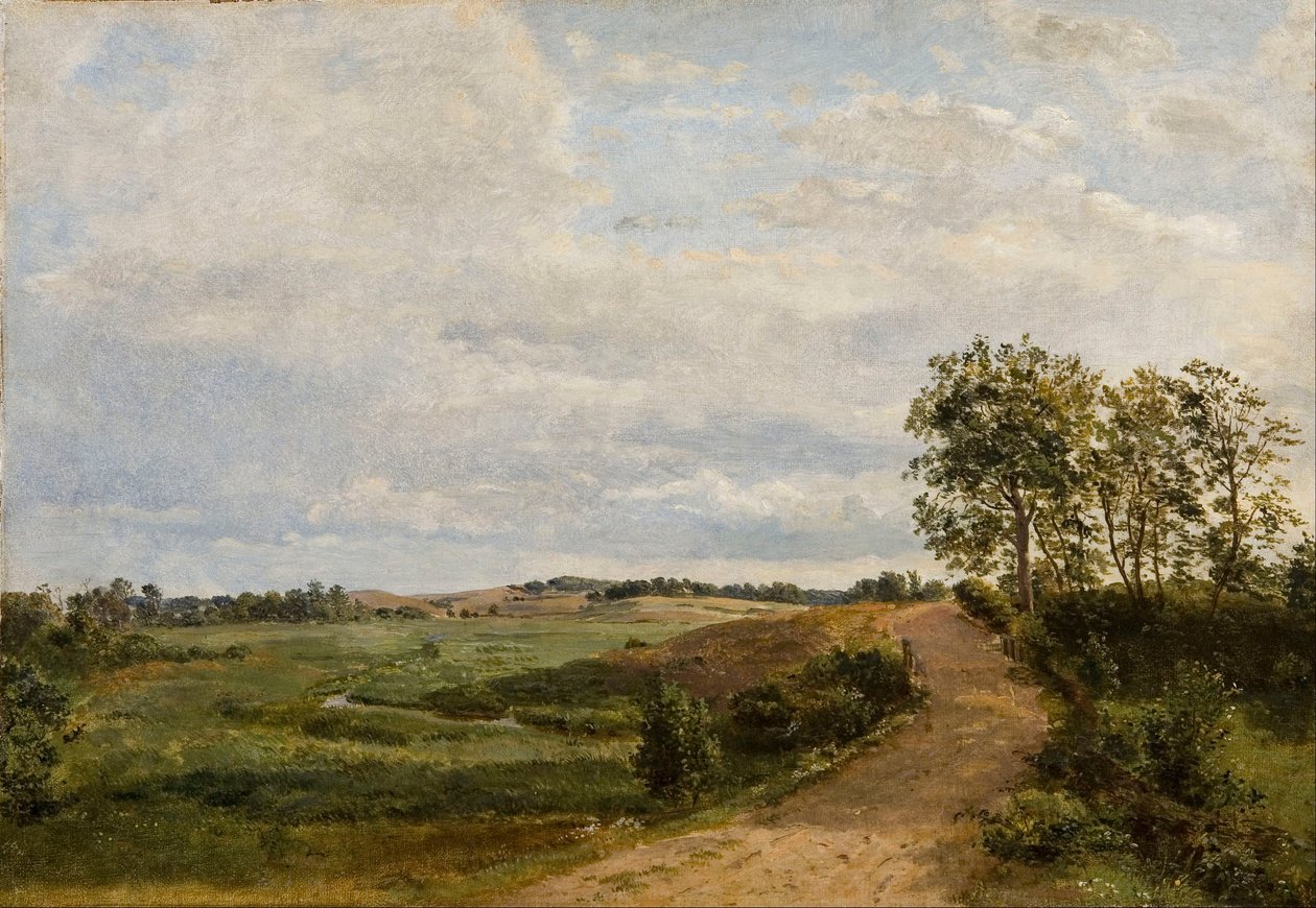 Strada attraverso le colline. Studio da Dankvart Dreyer
