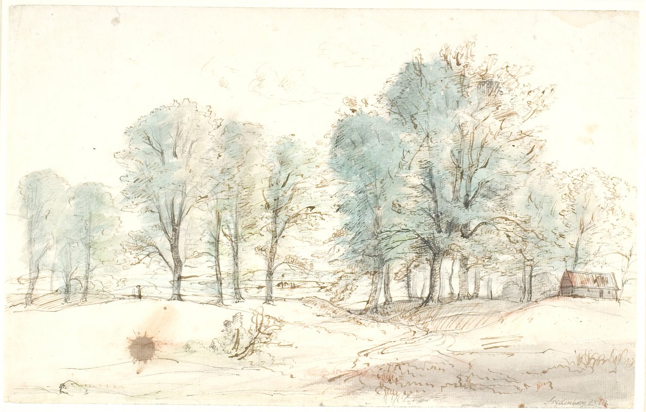 Paesaggio vicino a Fredensborg da Dankvart Dreyer