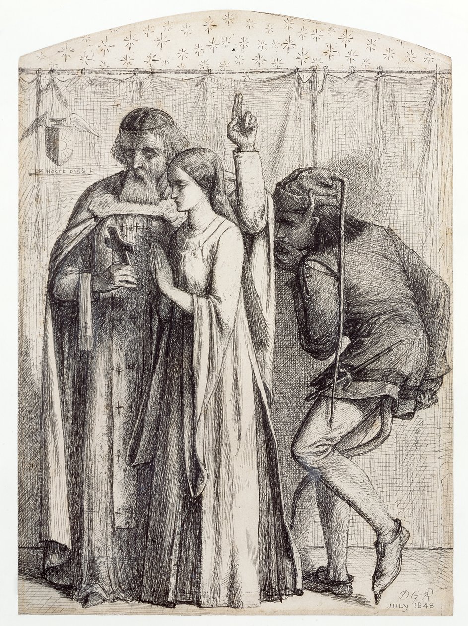 Retro me Sathana, 1848 da Dante Gabriel Charles Rossetti